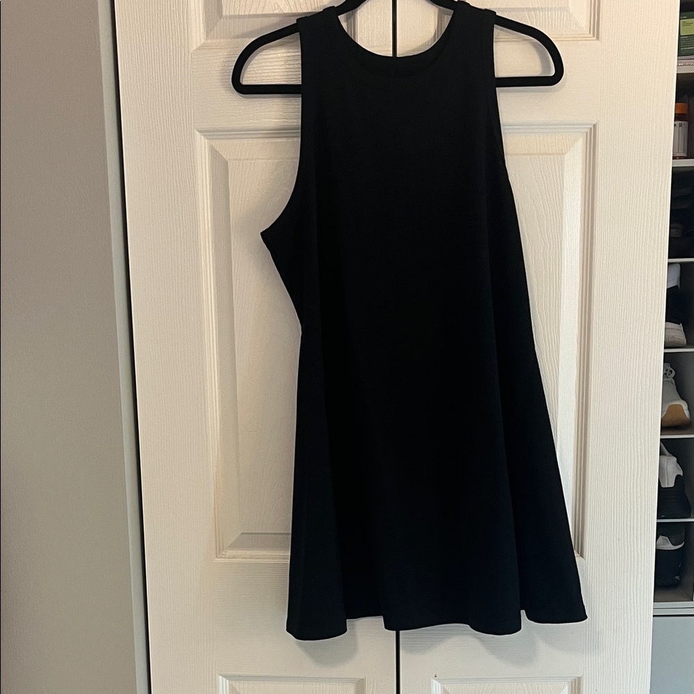 A New Day Ribbed Black Sleeveless Dress - Picture 2 of 4
